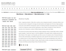 Tablet Screenshot of animemult.com